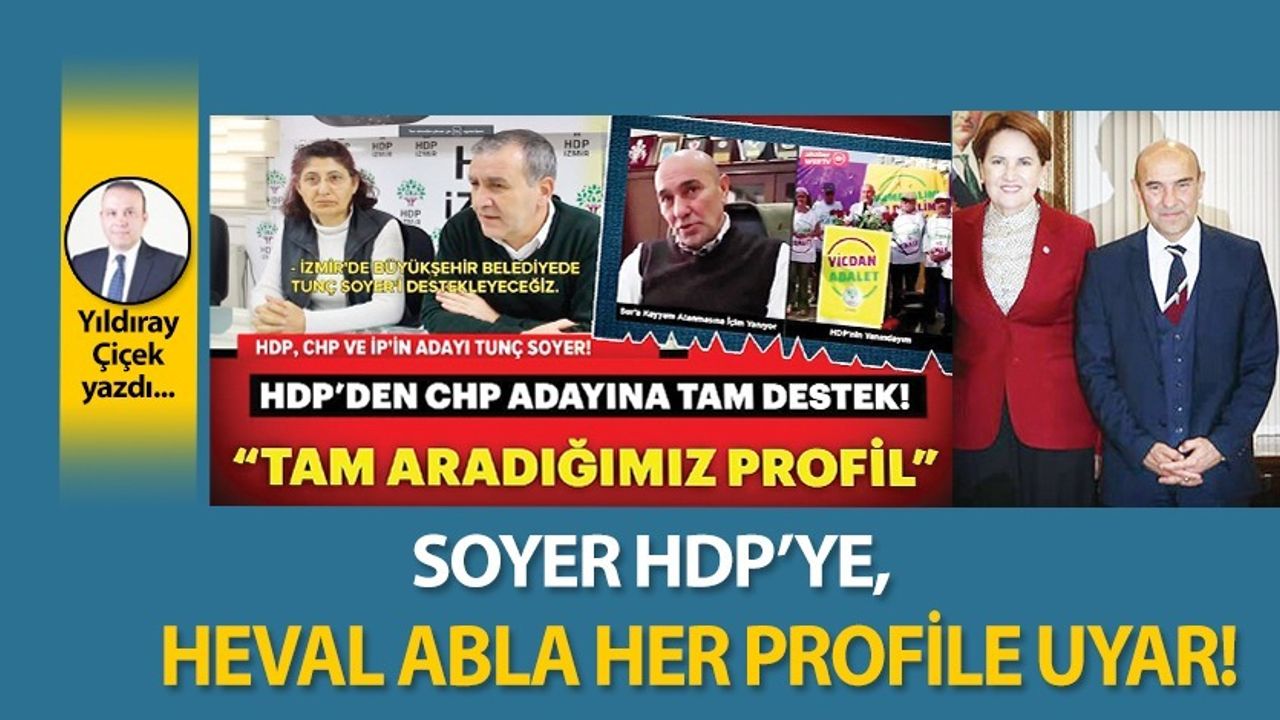 Soyer HDP'ye, heval abla her profile uyar!