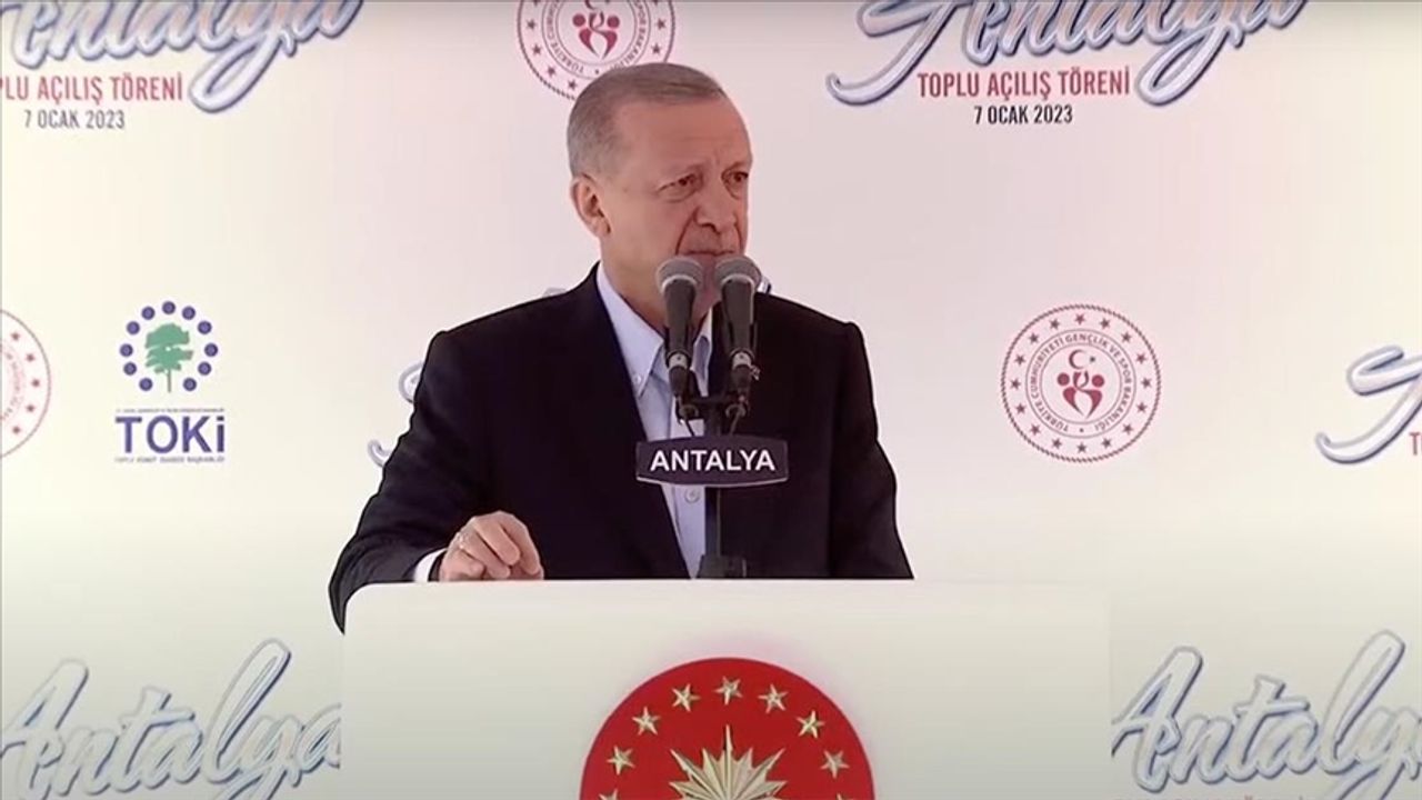Cumhurbaşkanı Erdoğan'dan Antalya'da seçim mesajı: 5 ayımız var, 5 ay durmak yok