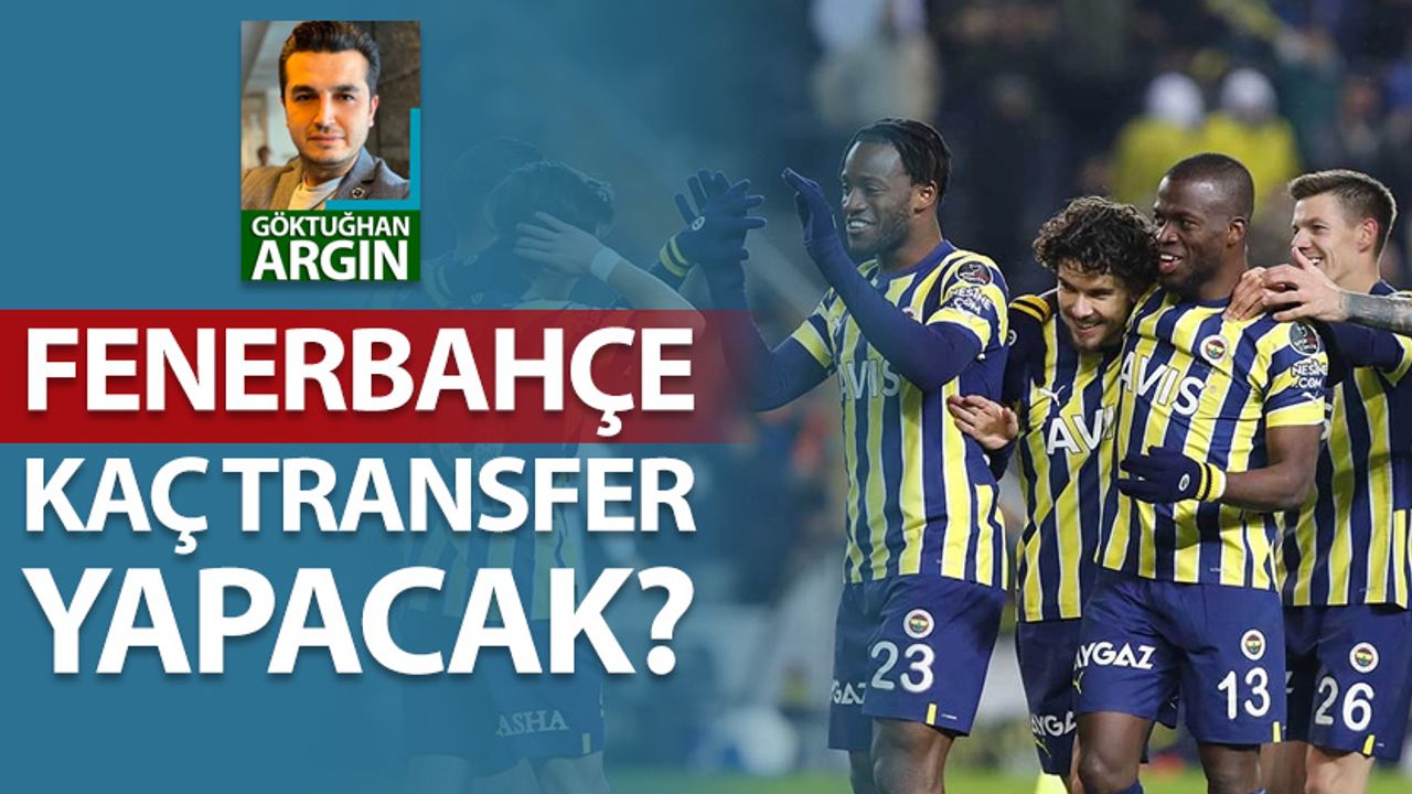 Fenerbahçe kaç transfer yapacak?