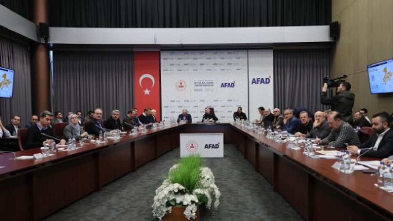 AFAD'da koordinasyon toplantısı yapıldı
