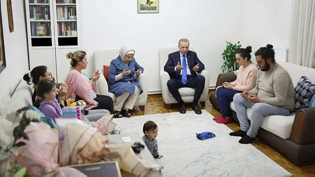 Erdoğan'ın ziyaret ettiği depremzede aile: Kaderine terk edilmiş olmadığımızı gördük
