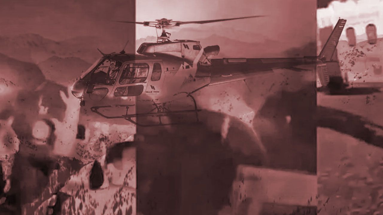 Duhok'ta düşen terör helikopterinin kime ait olduğu belli oldu!