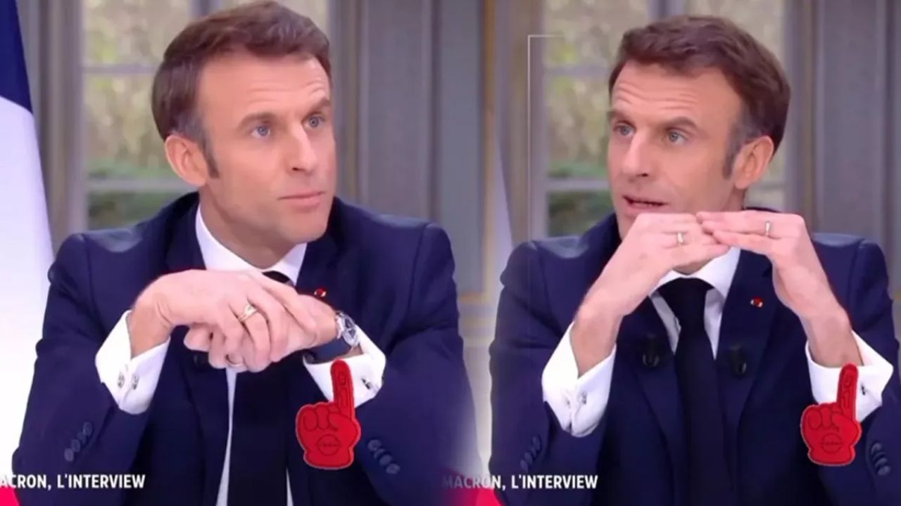 Fransa Macron'u konuşuyor! Lüsk saati gizlice kolundan çıkardı