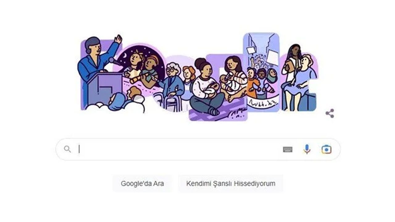 Google'dan 8 Mart Dünya Kadınlar Günü'ne özel doodle