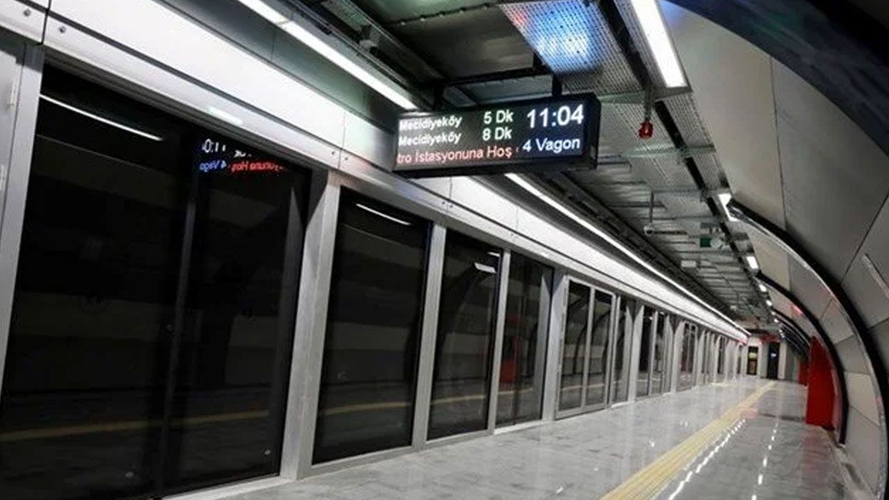 İstanbul'da bazı metro hatlarında seferler yapılmayacak
