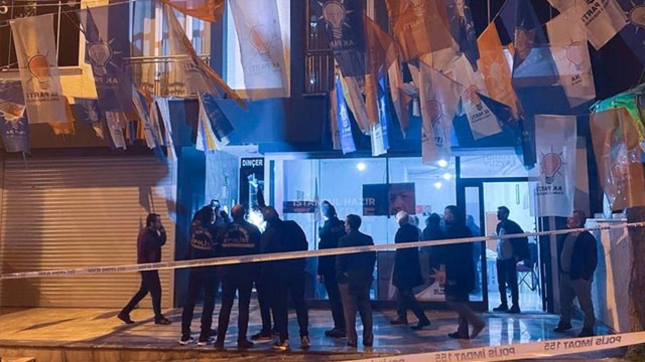 AK Parti seçim irtibat bürosuna saldırıya ilişkin 2 gözaltı