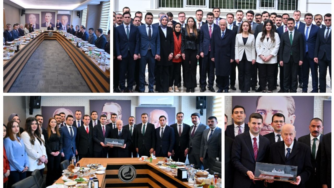 MHP Lideri Bahçeli'den Ülkü Ocakları'na ziyaret