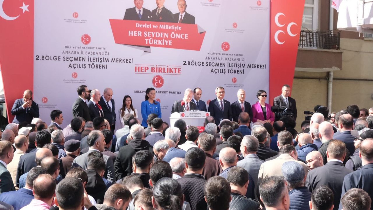 MHP Ankara 2. Bölge Seçmen İletişim Merkezi açılışını gerçekleşti