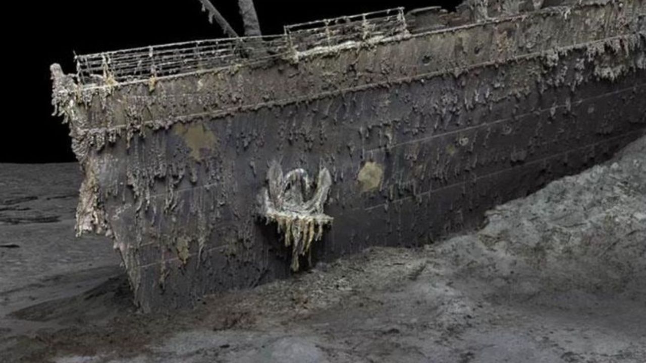 111 yıl önce batan Titanik'in enkazı ilk kez görüntülendi
