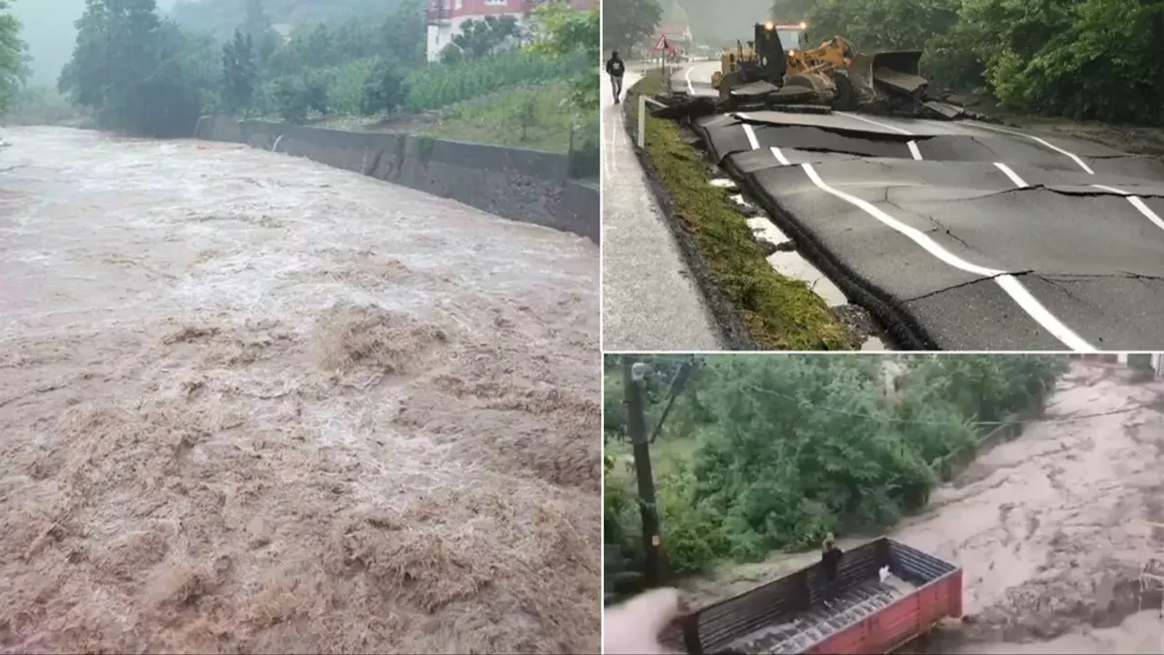 Karadeniz'de sel felaketi! Bakanlar afet bölgesindeki son durumu açıkladı