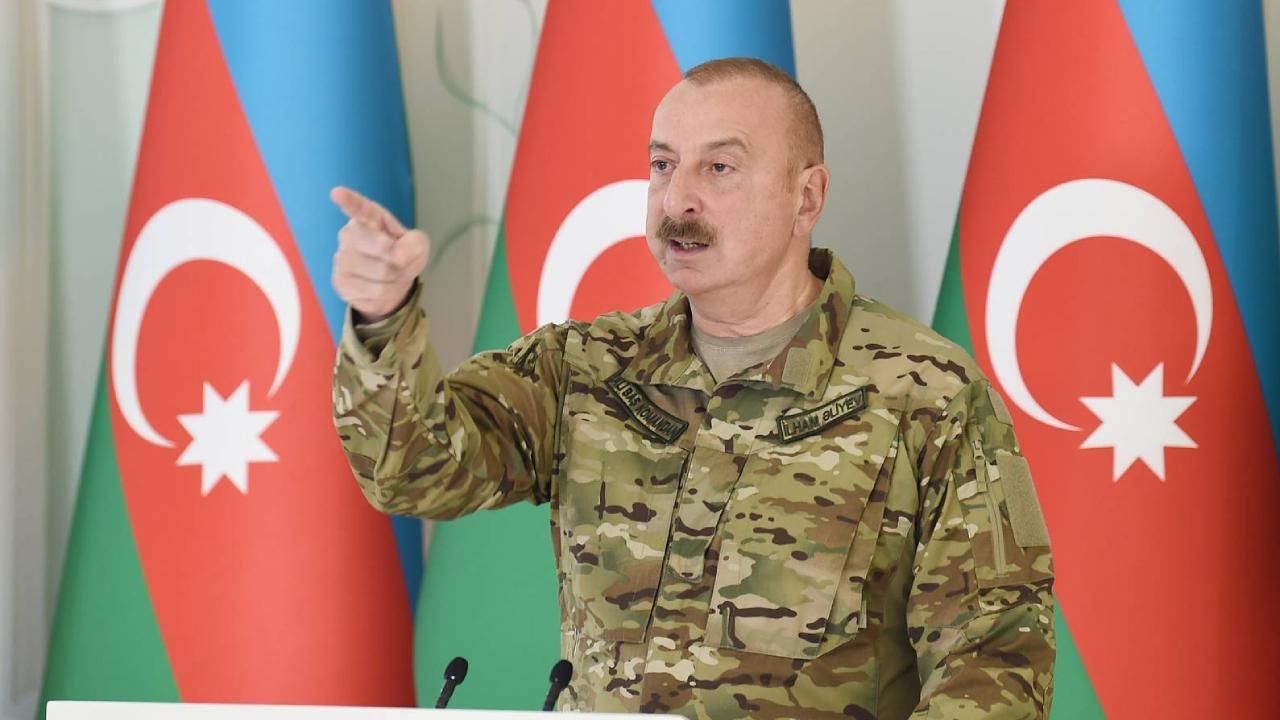 Aliyev: Karabağ'daki Ermeni silahlı güçlerin silah bırakması halinde tedbirler durdurulacak