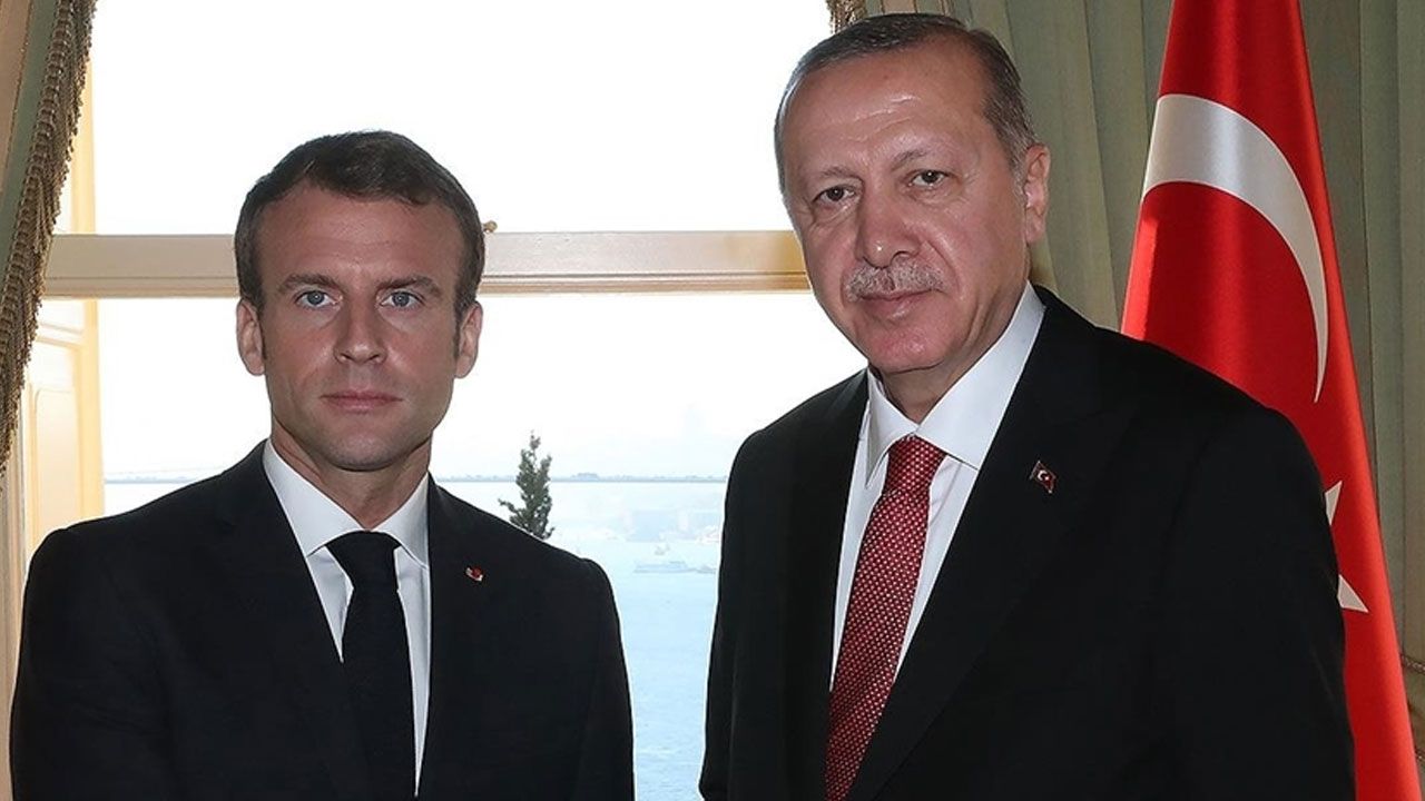 Türkiye'nin 'Filistin' diplomasisi sürüyor! Erdoğan, Macron ile görüştü