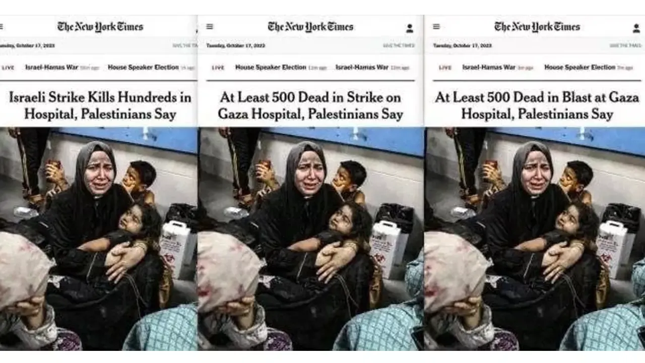 İsrail'in tetikçiliğine soyundular! NYT tam 3 kez başlık değiştirdi