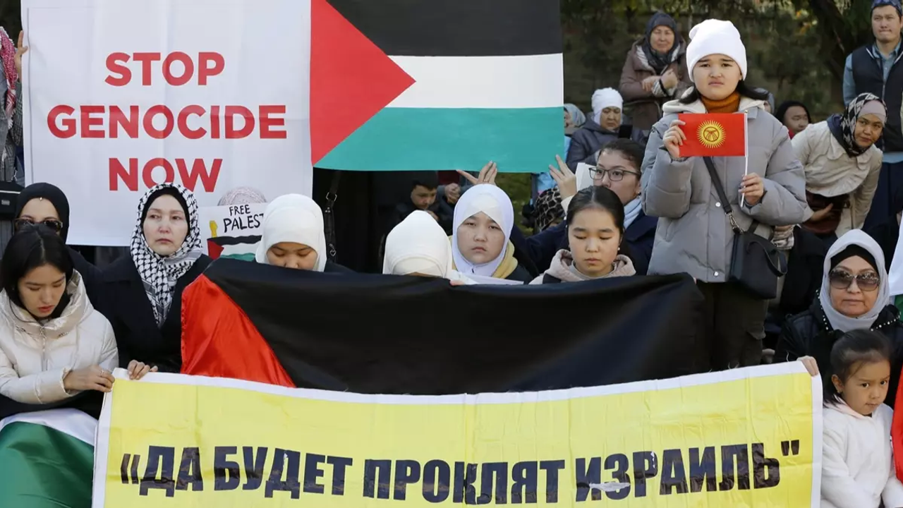 Kırgızistan'dan Filistin'e destek