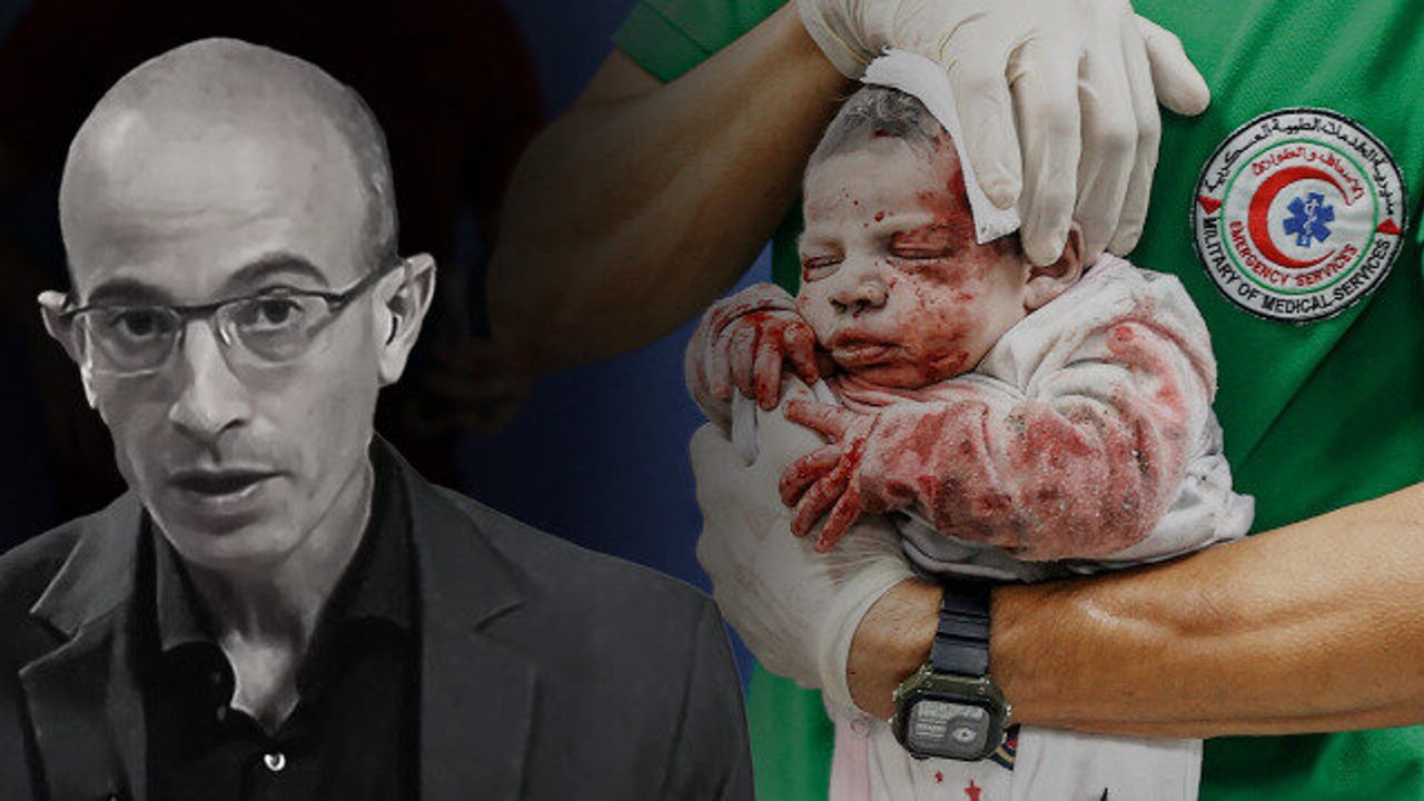 Gazze katliamı için 'Tarafsız olun' diyen Siyonist fütürist Harari'ye takipçilerinden sert tepki!