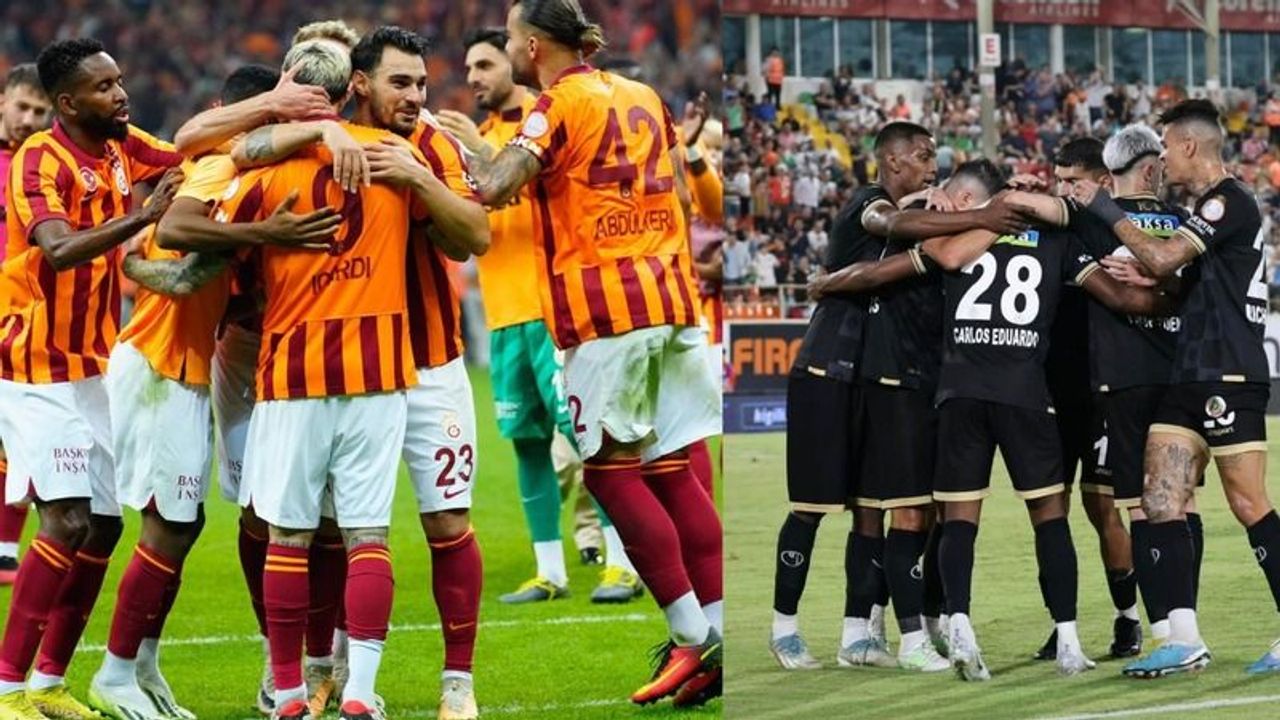 Galatasaray Alanyaspor ilk 11'ler belli oldu!