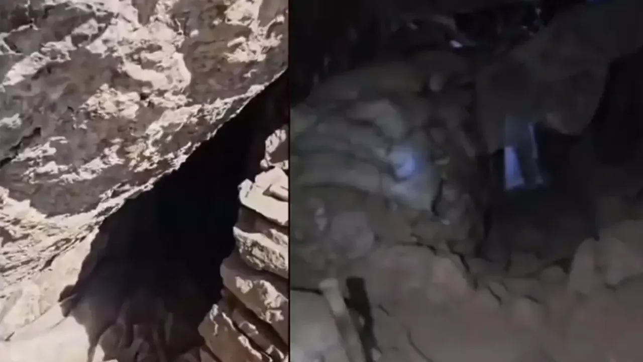 Irak'ın kuzeyinde teröristlere ait çok katlı mağara ele geçirildi
