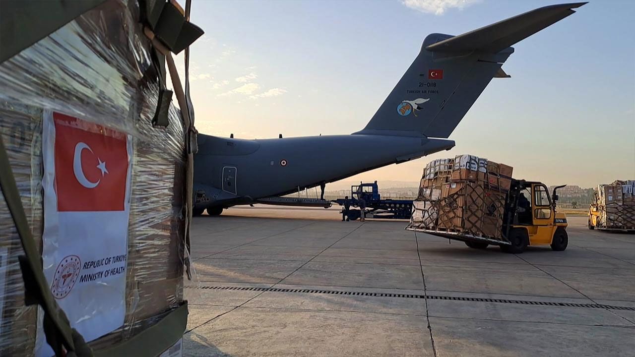MSB: Gazze için 208 ton insani yardım malzemesi sevk edildi