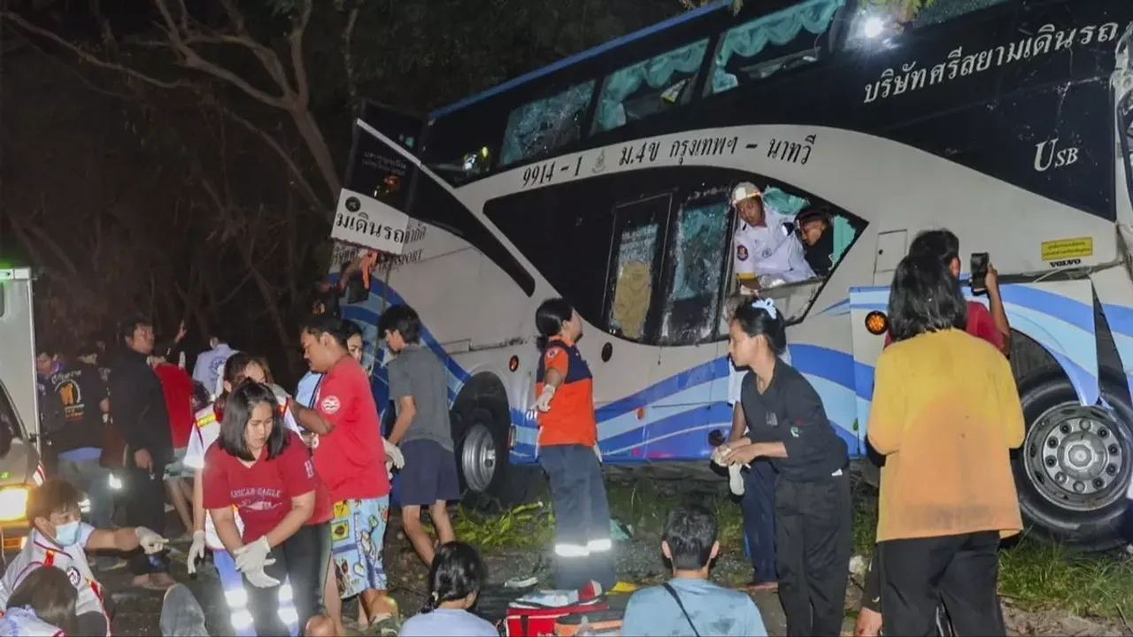 Tayland'da katliam gibi kaza: 14 ölü, 35 yaralı