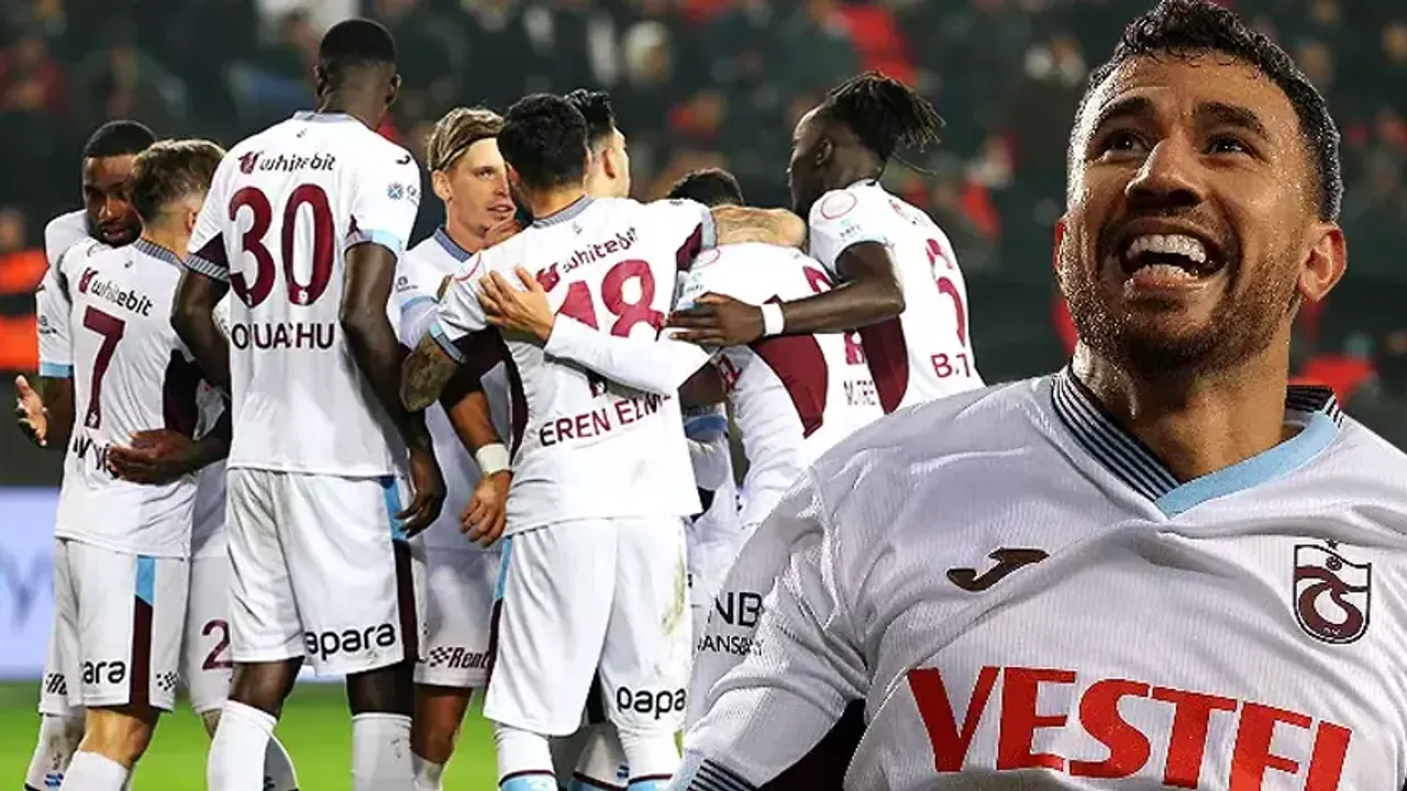 Trabzonspor, Gaziantep FK deplasmanında rahat kazandı! Trezeguet fırtınası