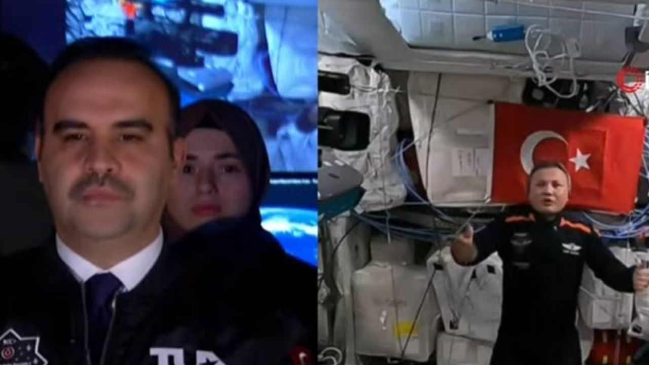 Bakan Kacır, ilk Türk astronot Alper Gezeravcı ile görüştü