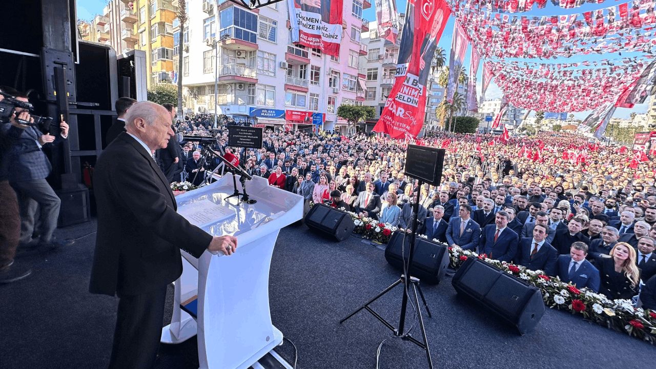 MHP Lideri Devlet Bahçeli: Yalan ve yıkım belediyeciliğinin 63 günü kaldı