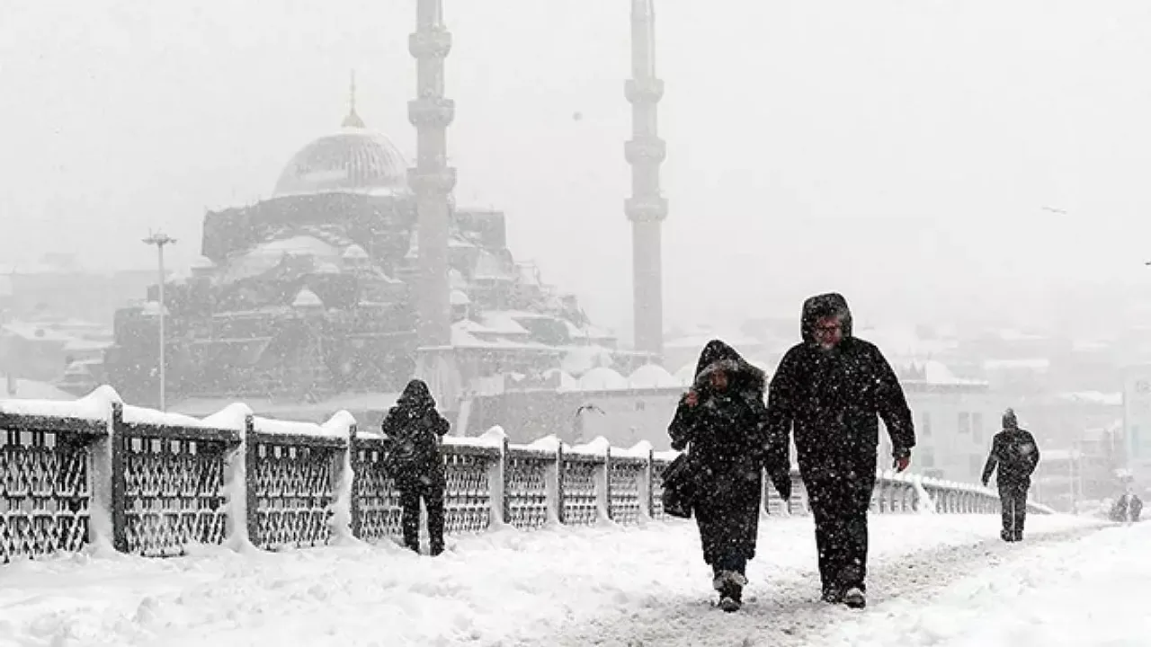 İstanbul için dört günlük kar uyarısı