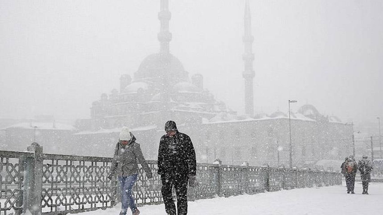 İstanbul dahil birçok ilde kar alarmı