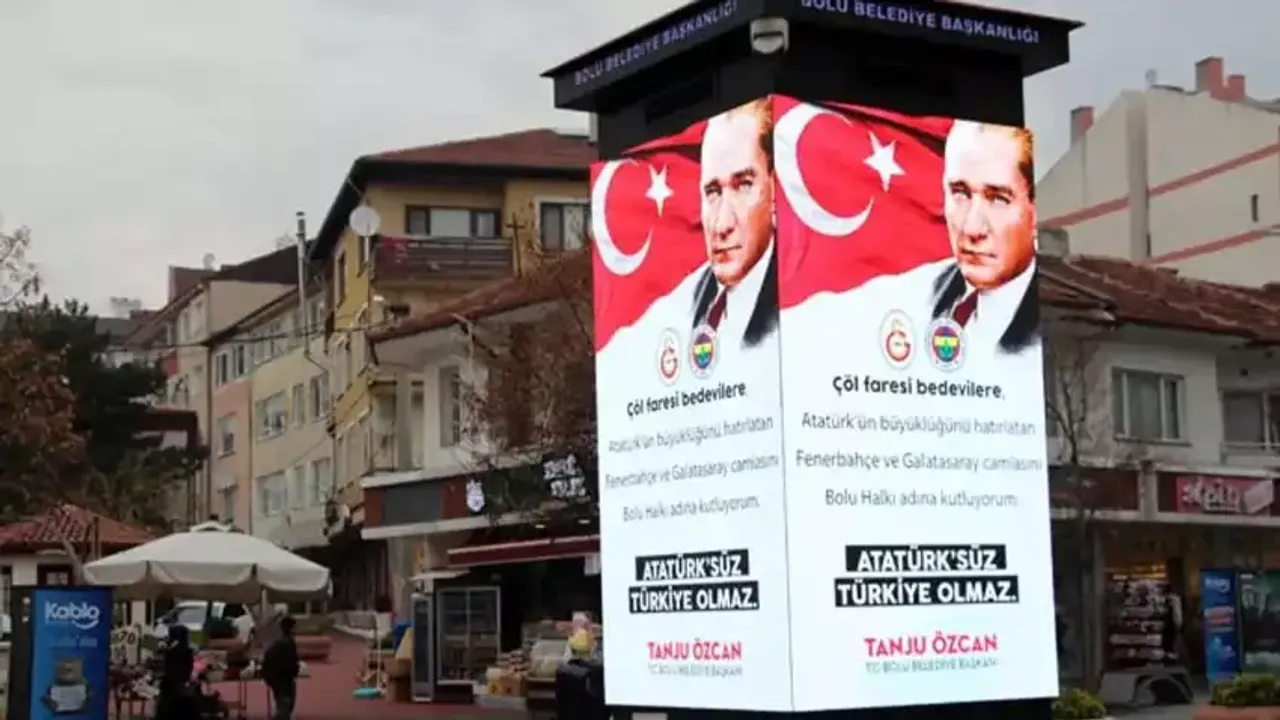 Tanju Özcan'ın iğrenç reklamına soruşturma!
