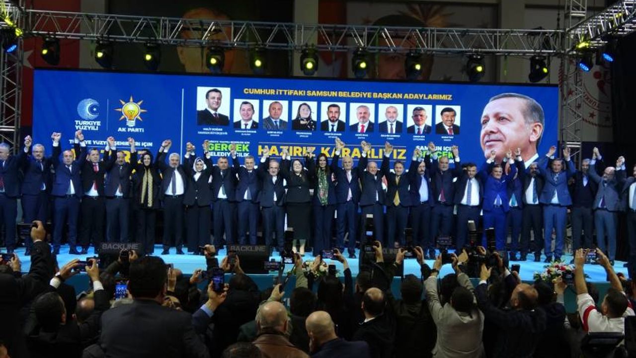 Samsun'da Cumhur İttifakı'nın adayları tanıtıldı