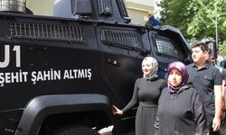 Adana'da şehit polisin adı zırhlı araca verildi