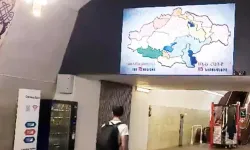 Ermenistan'dan skandal harita! Metro istasyonunda led ekrana yansıttılar