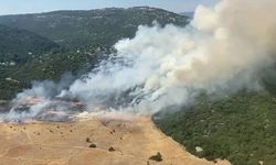 Antalya Kaş'ta makilik alanda yangın