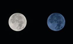 Ay'ın rengi 1 dakikada griden maviye döndü