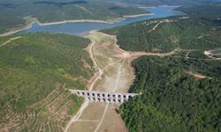 Uydudan görüntülendi, İstanbul'daki barajlarda su seviyesi yüzde 30'un altında