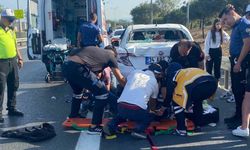 Esenler’de otomobil ile motosiklet çarpıştı: 1 yaralı