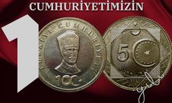 Cumhuriyetin 100. yılına özel "5 Türk lirası" hatıra parası basıldı