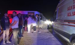 Nevşehir'de refüje çarpan minibüsteki 7 kişi yaralandı