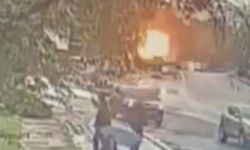 Ankara'da teröristlerin saldırı anı kamerada