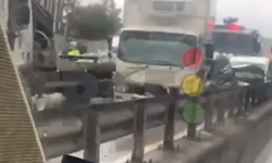 İstanbul'da zincirleme kaza! Yaklaşık 15 araç birbirine girdi