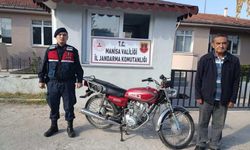Manisa’da çalınan motosikleti jandarma buldu