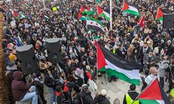 İsveç'te Filistin'e destek gösterisi düzenlendi