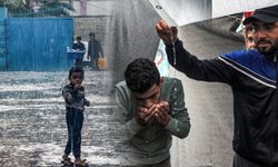 'Susuz' Gazze'ye yağmur yağdı