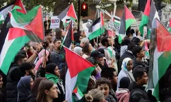 Hollanda'da çocuklardan Filistin'e destek yürüyüşü