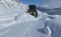 4 ilde 1144 yol yoğun kardan ulaşıma kapandı