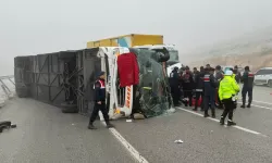 Malatya'da yolcu otobüsü devrildi: 3 kişi hayatını kaybetti