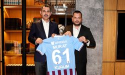 Murat Kurum, Trabzonspor Başkanı Ertuğrul Doğan'ı ziyaret etti