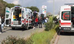 Aydın'da yolcu minibüsü devrildi, çok sayıda yaralı var