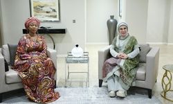 Emine Erdoğan, Sierra Leone Cumhurbaşkanı'nın eşi ile bir araya geldi