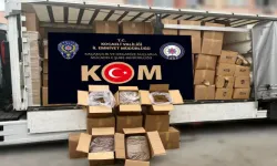 Anadolu Otoyolu'nda bir araçta 1 ton 260 kilogram kaçak tütün ele geçirildi